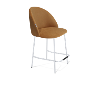 Полубарный стул SHT-ST35 / SHT-S29P-1 (горчичный/хром лак) в Сыктывкаре