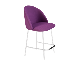 Полубарный стул SHT-ST35 / SHT-S29P-1 (ягодное варенье/белый муар) в Сыктывкаре