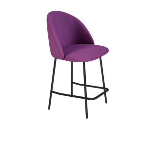 Полубарный стул SHT-ST35 / SHT-S29P-1 (ягодное варенье/черный муар) в Сыктывкаре