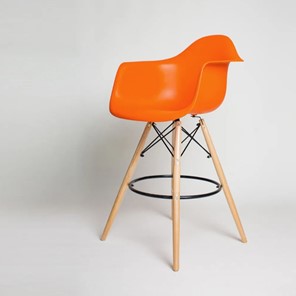 Барный стул DSL 330 Wood bar (оранжевый) в Сыктывкаре