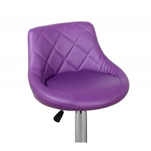 Барный стул Комфорт с мягкой спинкой WX-2396 экокожа фиолетовый в Сыктывкаре - предосмотр 2