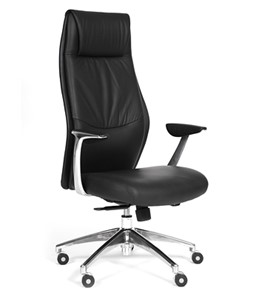 Кресло офисное CHAIRMAN Vista Экокожа премиум черная в Сыктывкаре - предосмотр
