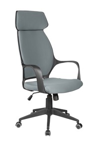 Кресло компьютерное Riva Chair 7272 (Серый/черный) в Сыктывкаре