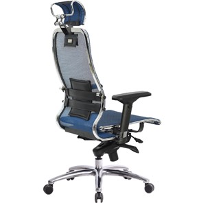 Офисное кресло Samurai S-3.04, синий в Сыктывкаре - предосмотр 3