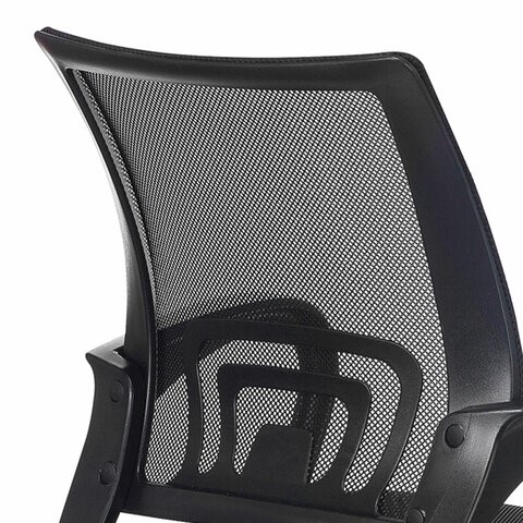 Кресло компьютерное Brabix Fly MG-396 (с подлокотниками, сетка, черное) 532083 в Сыктывкаре - изображение 6