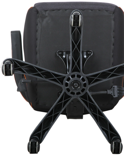 Офисное кресло Brabix Techno Pro GM-003 (ткань, черное/серое, вставки оранжевые) в Сыктывкаре - изображение 5
