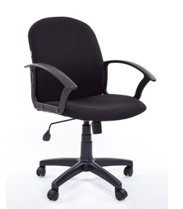 Кресло компьютерное CHAIRMAN 681 Ткань C-3 черное в Сыктывкаре - предосмотр
