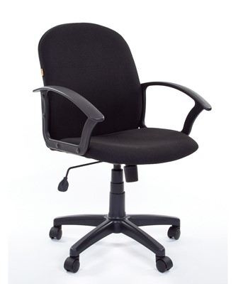 Кресло компьютерное CHAIRMAN 681 Ткань C-3 черное в Сыктывкаре - изображение