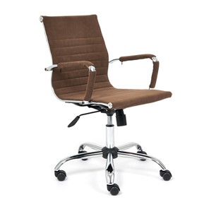 Компьютерное кресло URBAN-LOW флок, коричневый, арт.14446 в Сыктывкаре