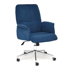 Кресло компьютерное YORK флок, синий, арт.13862 в Сыктывкаре