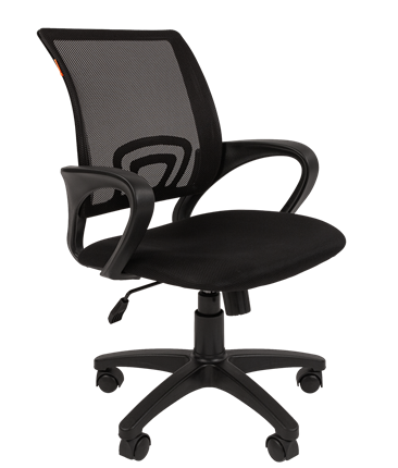 Офисное кресло CHAIRMAN 696 black Сетчатый акрил DW62 черный в Сыктывкаре - изображение