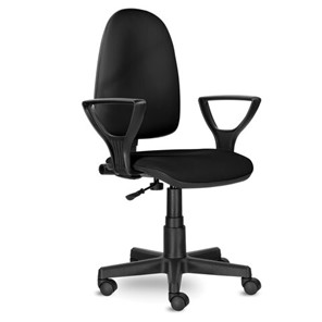 Кресло компьютерное Brabix Prestige Ergo MG-311 (регулируемая эргономичная спинка, кожзам, черное) 531877 в Сыктывкаре