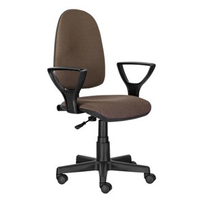 Компьютерное кресло Brabix Prestige Ergo MG-311 (регулируемая эргономичная спинка, ткань, коричневое) 531875 в Сыктывкаре