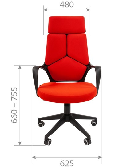 Компьютерное кресло CHAIRMAN 525, серое в Сыктывкаре - изображение 1