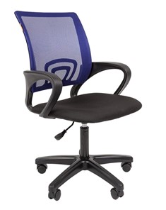 Компьютерное кресло CHAIRMAN 696 black LT, синий в Сыктывкаре