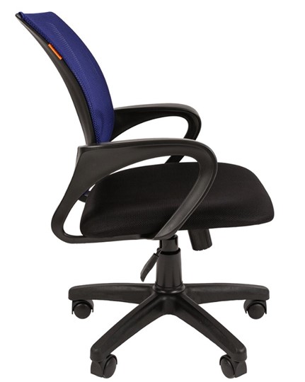 Кресло CHAIRMAN 696 black Сетчатый акрил DW61 синий в Сыктывкаре - изображение 2