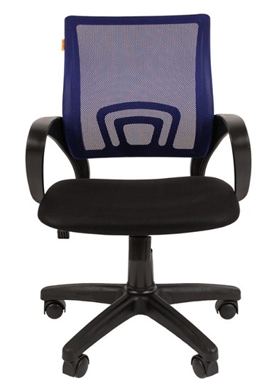 Кресло CHAIRMAN 696 black Сетчатый акрил DW61 синий в Сыктывкаре - изображение 1