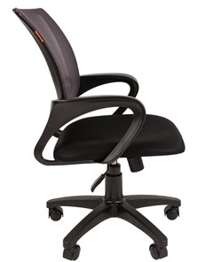 Кресло офисное CHAIRMAN 696 black Сетчатый акрил DW63 темно-серый в Сыктывкаре - предосмотр 4