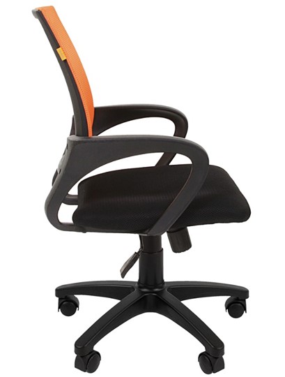 Кресло CHAIRMAN 696 black Сетчатый акрил DW66 оранжевый в Сыктывкаре - изображение 5