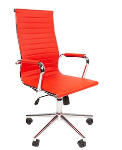Кресло компьютерное CHAIRMAN 755, красное в Сыктывкаре