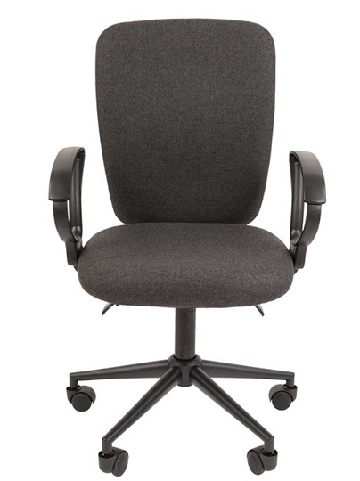 Кресло компьютерное CHAIRMAN 9801 BLACK, серое в Сыктывкаре - изображение 4