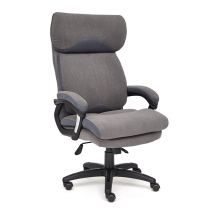 Офисное кресло DUKE флок/ткань, серый/серый, 29/TW-12 арт.14039 в Сыктывкаре - изображение