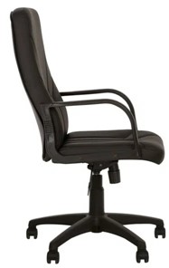 Офисное кресло MANAGER (PL64) экокожа ECO-30, черная в Сыктывкаре - предосмотр 2