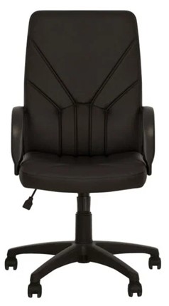 Офисное кресло MANAGER (PL64) экокожа ECO-30, черная в Сыктывкаре - изображение