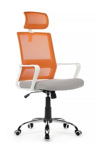 Кресло компьютерное RCH 1029HW, серый/оранжевый в Сыктывкаре