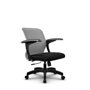 Кресло SU-M-4/подл.160/осн.001, Светло-серый/Черный в Сыктывкаре - предосмотр