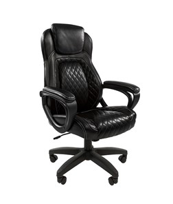 Кресло офисное CHAIRMAN 432, экокожа, цвет черный в Сыктывкаре