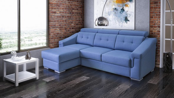 Угловой диван Матрица 27 ТТ с оттоманкой в Сыктывкаре - изображение