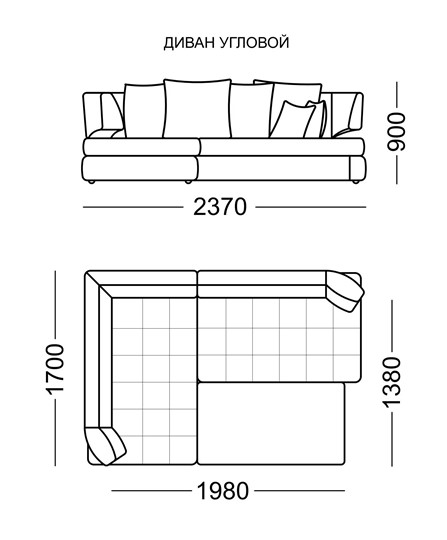Угловой диван Бруно Элита 50 Б в Сыктывкаре - изображение 6