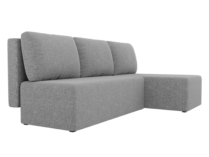 Угловой раскладной диван Поло, Серый (рогожка) в Сыктывкаре - изображение 2