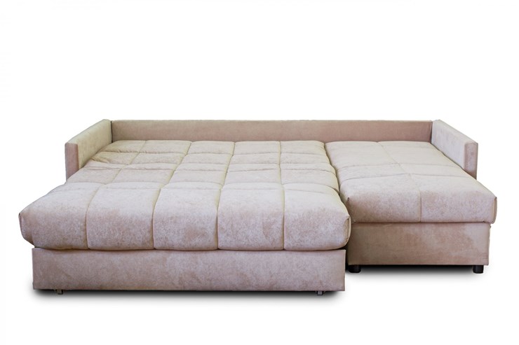 Угловой диван Аккордеон 043, 1400 с оттоманкой 700, ППУ в Сыктывкаре - изображение 1