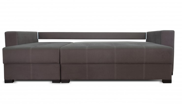 Угловой диван Fashion soft 210 (Uno grey + Brix latte) в Сыктывкаре - изображение 1