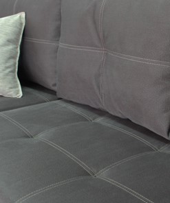 Угловой диван Fashion soft 210 (Uno grey + Brix latte) в Сыктывкаре - предосмотр 4