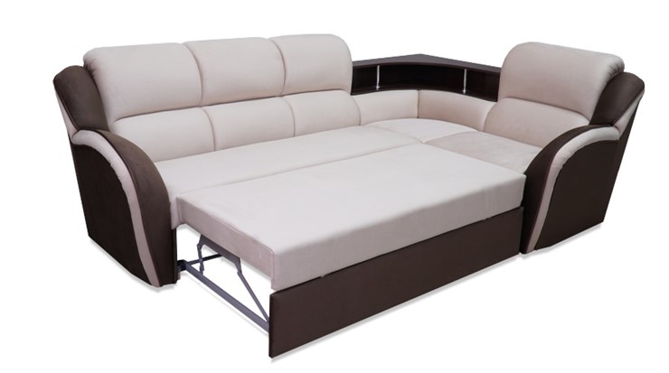 Угловой диван Соня-14 с полкой и креслом в Сыктывкаре - изображение 1