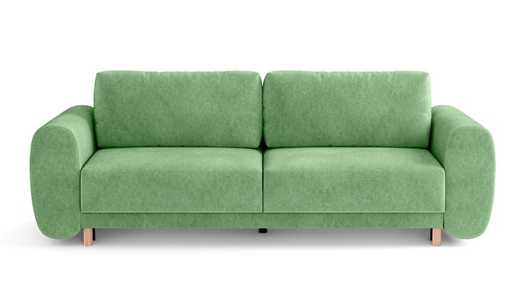 Прямой диван Фабио, велюр киото олива в Сыктывкаре - изображение 4