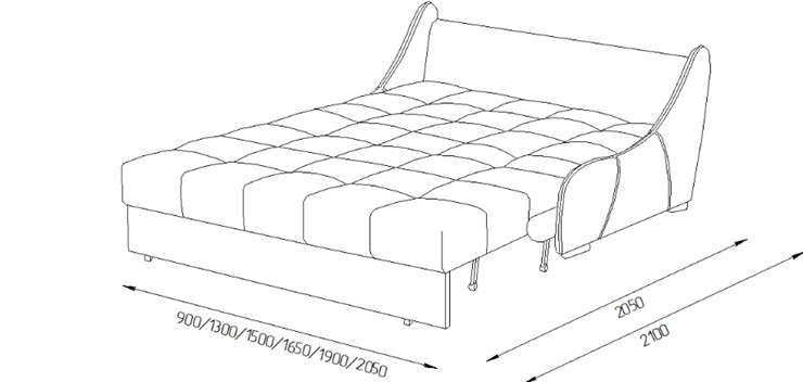 Прямой диван Токио 205 (ППУ) в Сыктывкаре - изображение 4
