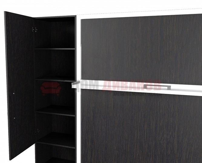 Диван Кровать-трансформер Smart (ШЛ+КД 1400+ШП), 2 шкафа, без подлокотников в Сыктывкаре - изображение 2