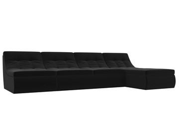Модульный угловой диван Холидей, Черный (микровельвет) в Сыктывкаре