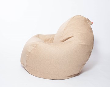 Кресло-мешок Макси, рогожка, 150х100, песочное в Сыктывкаре - предосмотр 2