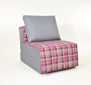 Бескаркасное кресло-кровать Харви, серый - квадро в Сыктывкаре