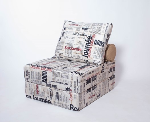 Бескаркасное кресло-кровать Прайм, газета в Сыктывкаре - изображение