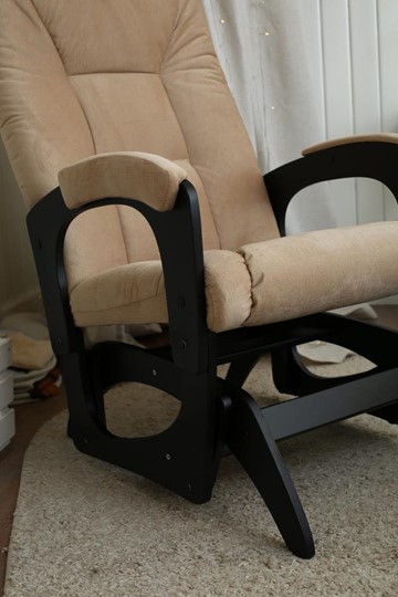 Кресло-качалка Леон маятниковая, ткань AMIGo песок 29-Т-П в Сыктывкаре - изображение 8