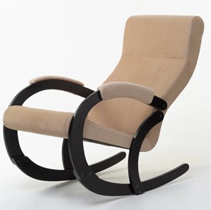 Кресло-качалка Корсика, ткань Amigo Beige 34-Т-AB в Сыктывкаре - предосмотр