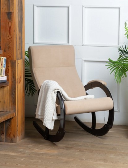 Кресло-качалка Корсика, ткань Amigo Beige 34-Т-AB в Сыктывкаре - изображение 7