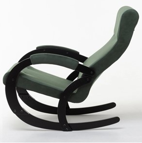 Кресло-качалка в гостиную Корсика, ткань Amigo Green 34-Т-AG в Сыктывкаре - предосмотр 1