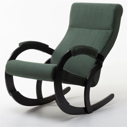 Кресло-качалка в гостиную Корсика, ткань Amigo Green 34-Т-AG в Сыктывкаре - изображение